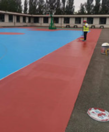 建始旧篮球场地面改造翻新整改   